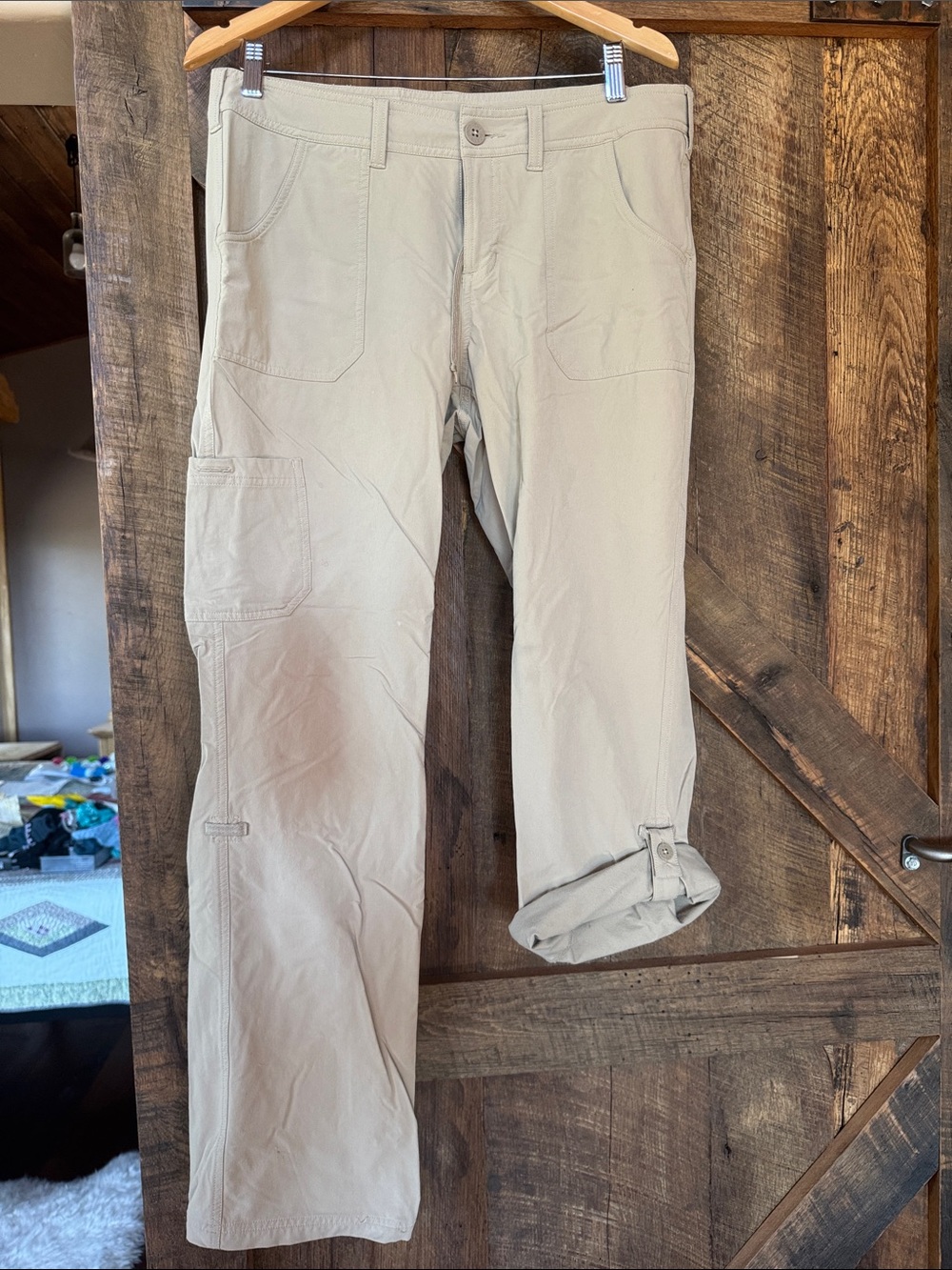 The North Face lightweight convertible hiking pants size 12